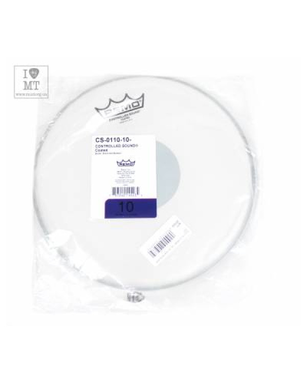 REMO CS 10" COATED BLACK DOT Пластик для барабану