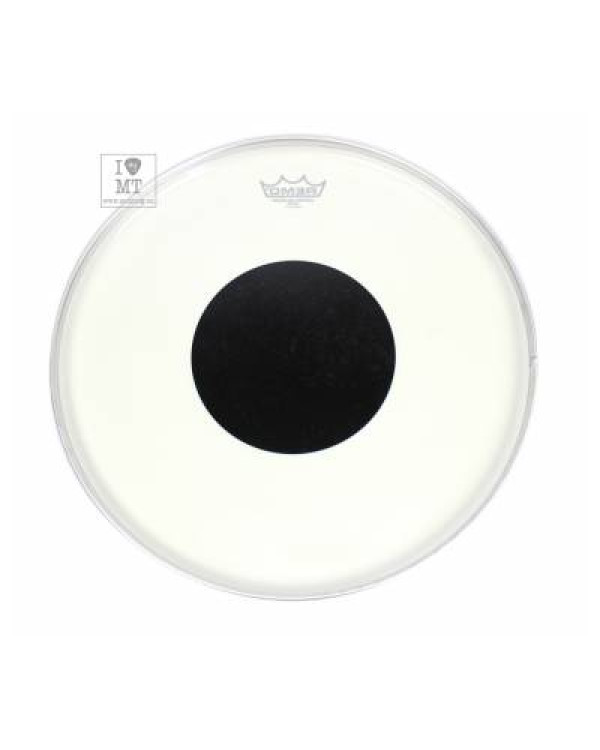 REMO CS 16" COATED BLACK DOT Пластик для барабану