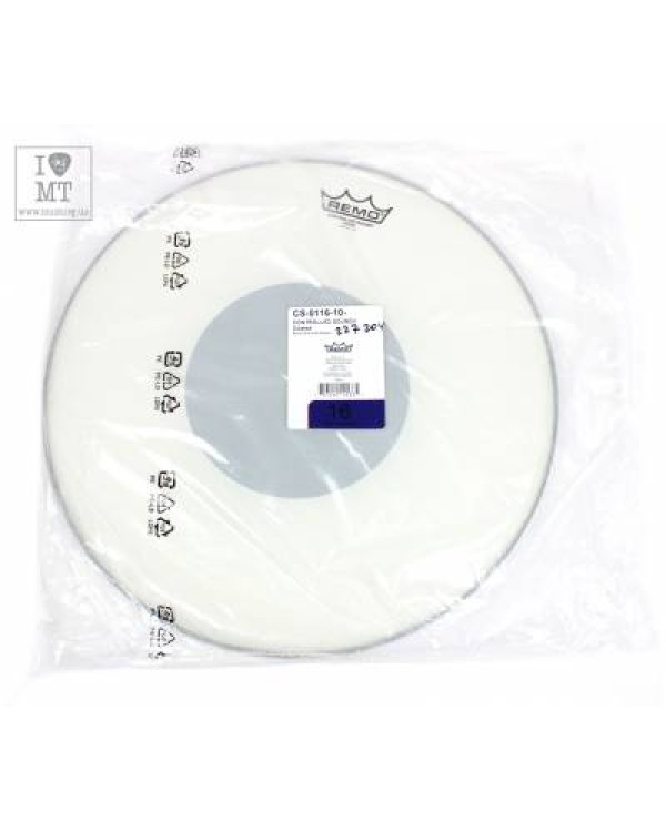 REMO CS 16" COATED BLACK DOT Пластик для барабану