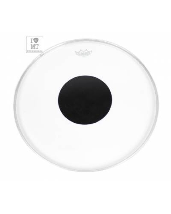 REMO CS 18" COATED BLACK DOT Пластик для барабану