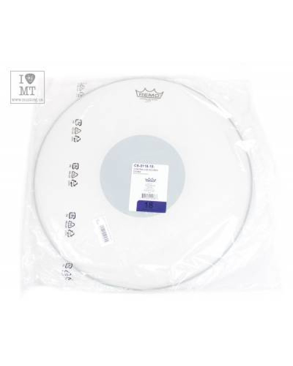 REMO CS 18" COATED BLACK DOT Пластик для барабану