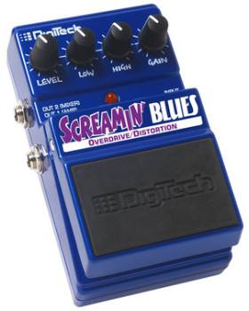 Педаль ефектів DIGITECH DSB SCREAMIN BLUES OVERDRIVE/TORTION DI