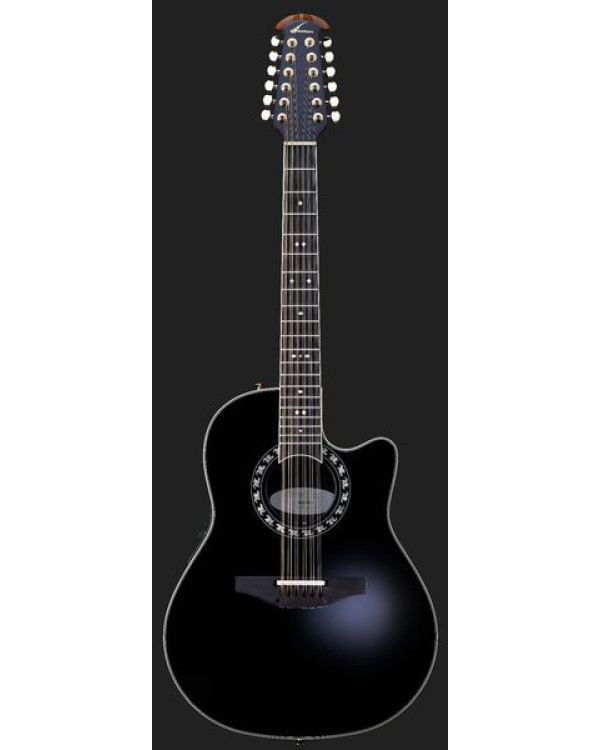 OVATION 2751AX STANDARD BALLADEER 12 STRING BLACK