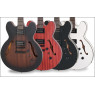 Електрогітара EPIPHONE DOT STUDIO WORN CHERRY BLACK HARDWARE