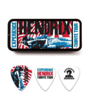 DUNLOP Jimi Hendrix Tribute Tour Medium, Набір медіаторів, 12 шт.