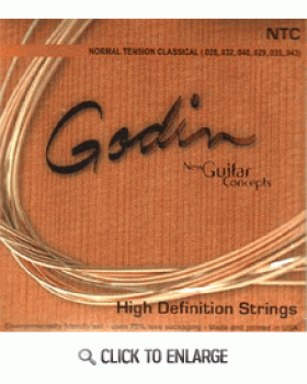 Струни для класичної гітари Godin Strings Classic Guitar Norm Tension