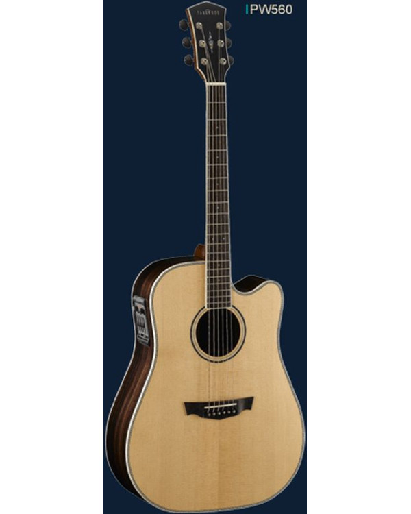 Гітара електроакустична Cort PW560 Nat w/case