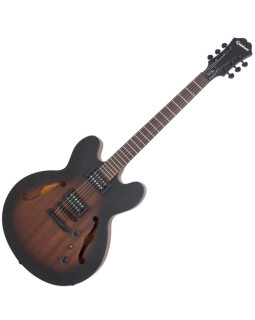 Електрогітара EPIPHONE DOT STUDIO WORN VS/BKHD