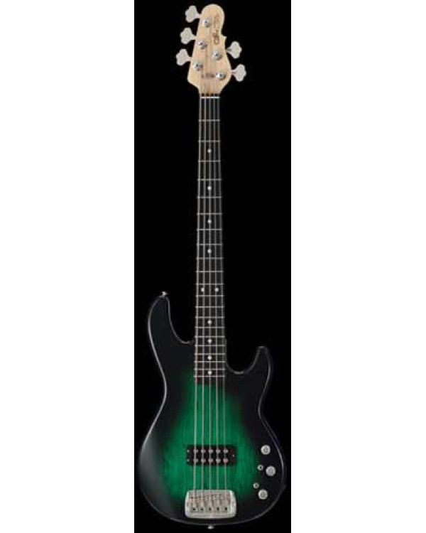 Бас-гітара G&L L1505 FIVE STRINGS (Clear Forest Green)