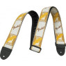 FENDER 2 MONOGRAMMED WHITE/BROWN/YELLOW STRAP Гітарний ремінь