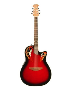 OVATION APPLAUSE AE147 DELUXE RUBY RED BURST