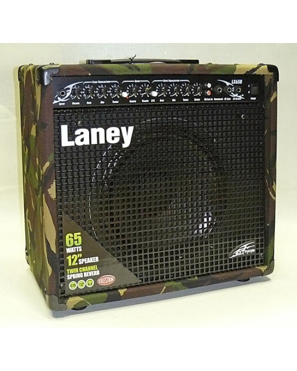 Гітарний комбопідсилювач з ревербератором Laney LX65RCAMO