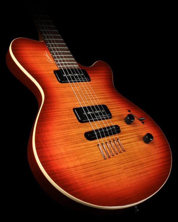 Електрогітара GODIN LG SP90 Cherry Burst Flame 