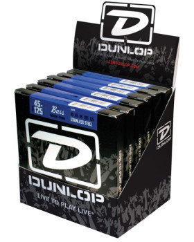 Струни для бас-гітари DUNLOP Stainless Steel Medium 5str