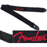 FENDER BLACK/RED LOGO Ремінь для гітари