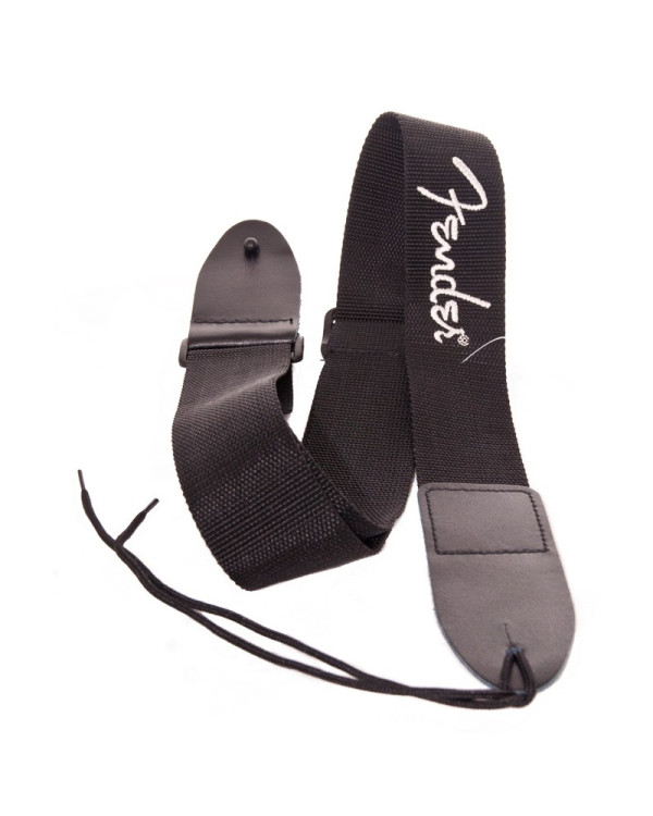 FENDER BLACK/WHITE LOGO Ремінь для гітари