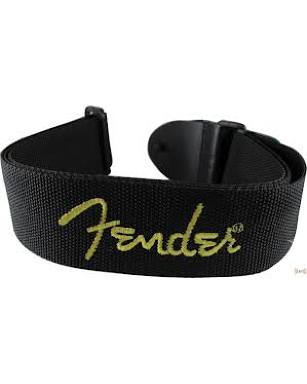 FENDER STRAP 2' BLACK/YELLOW LOGO Ремінь для гітари