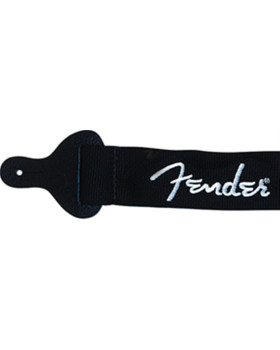 FENDER POLY STRAP GREY 2 BLACK/PEWTER LOGO Ремінь для гітари