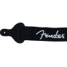 FENDER POLY STRAP GREY 2 BLACK/PEWTER LOGO Ремінь для гітари