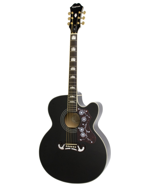 EPIPHONE EJ-200SCE BLACK GLD Електроакустична гітара
