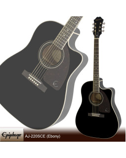EPIPHONE AJ-220SCE EB Гітара електроакустична EPIPHONE AJ-220SCE EB Гітара електроакустична