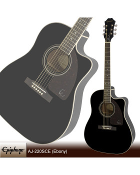 EPIPHONE AJ-220SCE EB Гітара електроакустична