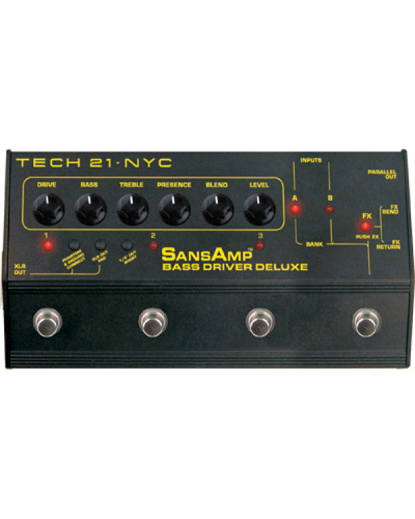 Педаль ефектів TECH 21 SansAmp Bass Driver Deluxe