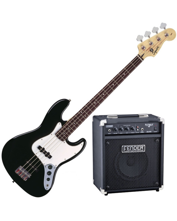 Бас-гітара FENDER SQUIER AFFINITY P-BASS&RUMBLE 15 AMP - BLACK