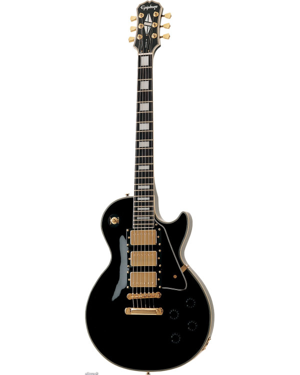 EPIPHONE LP BLACK BEAUTY EBONY GLD HDWE 3 PICKUP