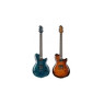 Електрогітара Godin LGX-SA(S) Trans Blue Flame AAA with Bag