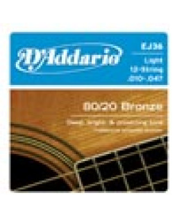 Струни для акустичної гітари D'ADDARIO EJ16