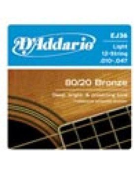 Струни для акустичної гітари D'ADDARIO EJ16