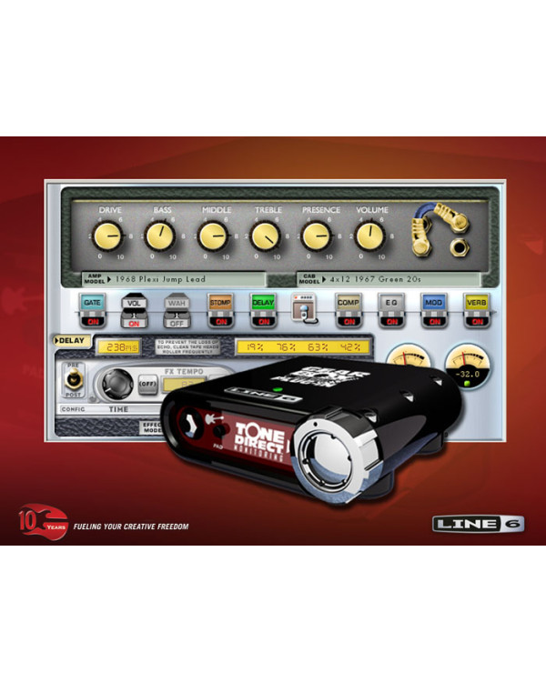 LINE6 Gearbox Plug-in Gold