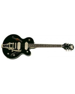 Акустична гітара EPIPHONE WILDKAT TRANS BLACK CH HDWE W/BIGSBY VIBROTONE TREMOLO