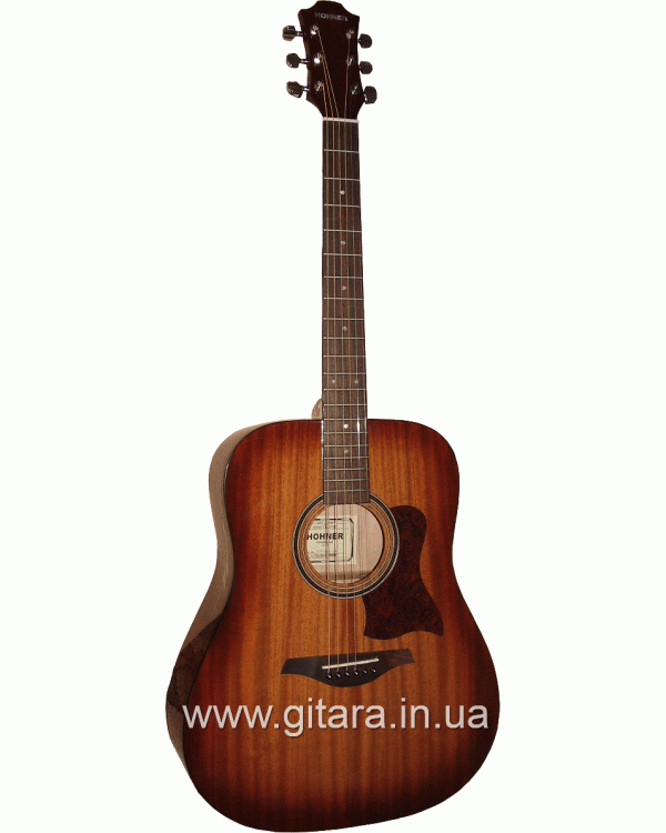 Гітара акустична HOHNER HW300 (NAT, TBK, TB, TWR, G, SB)