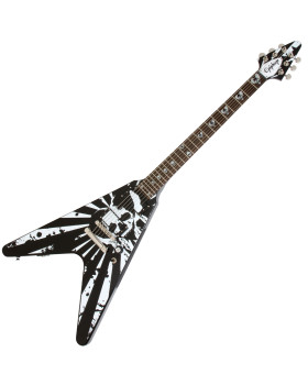 EPIPHONE Robb Flynn Love/Death Baritone Flying V Ebony Електрогітара EPIPHONE Robb Flynn Love/Death Baritone Flying V Ebony Електрогітара