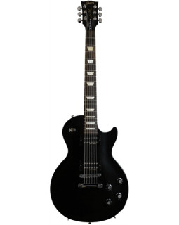 GIBSON LES PAUL TRIBUTE 70's EBONY VINTAGE GLOSS CHROME HARDWARE