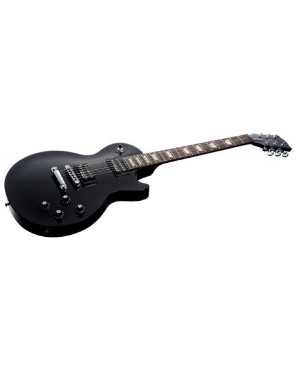 GIBSON LES PAUL TRIBUTE 70's EBONY VINTAGE GLOSS CHROME HARDWARE