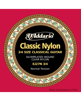 DADDARIO EJ27N 3/4 Струни для дитячої гітари
