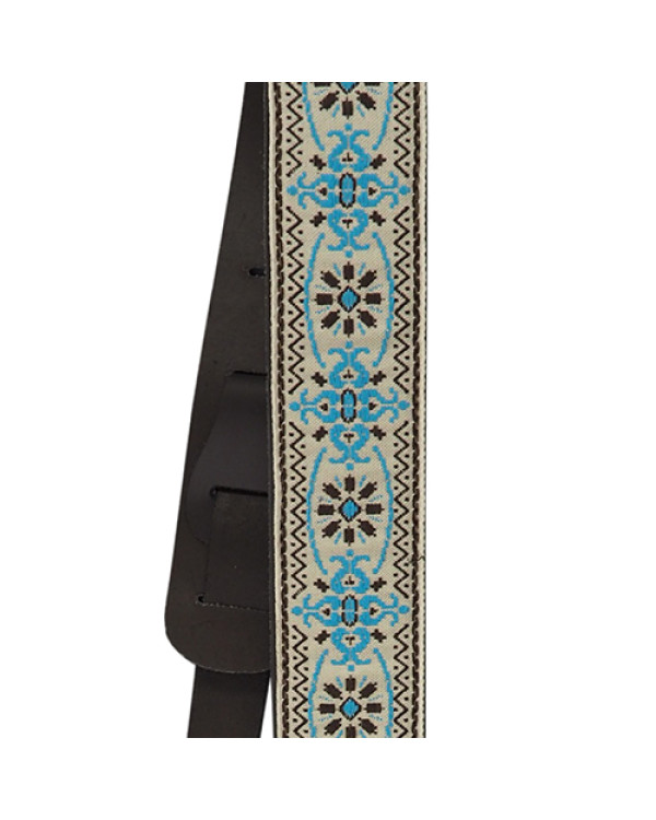 Ремінь гітарний MARTIN RETRO WOVEN STRAP - BLUE
