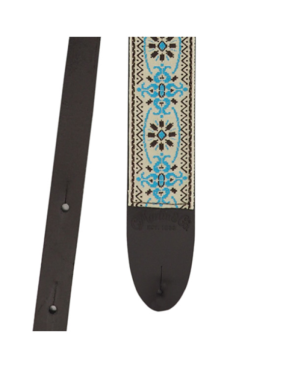 Ремінь гітарний MARTIN RETRO WOVEN STRAP - BLUE
