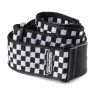 Ремінь гітарний DUNLOP D3831BK CLASSIC BLACK/WHITE CHECK STRAP