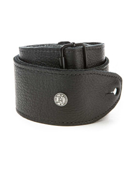 Ремінь гітарний DUNLOP BMF15BK BMF TRI-GLIDE LEATHER BLACK STRAP