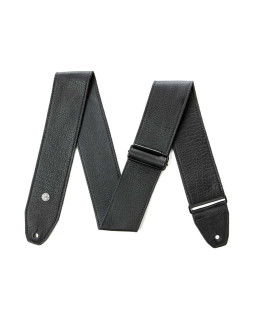 Ремінь гітарний DUNLOP BMF15BK BMF TRI-GLIDE LEATHER BLACK STRAP-foto2