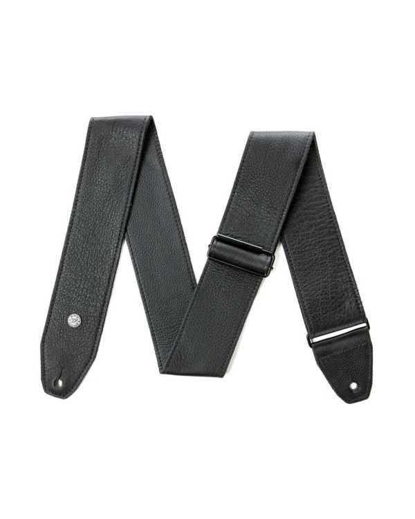 Ремінь гітарний DUNLOP BMF15BK BMF TRI-GLIDE LEATHER BLACK STRAP