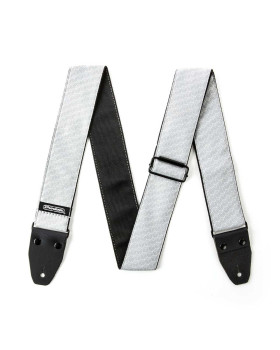 Гітарний ремень DUNLOP D6712 JACQUARD CUBE HATCH LIGHT GREY STRAP-foto2