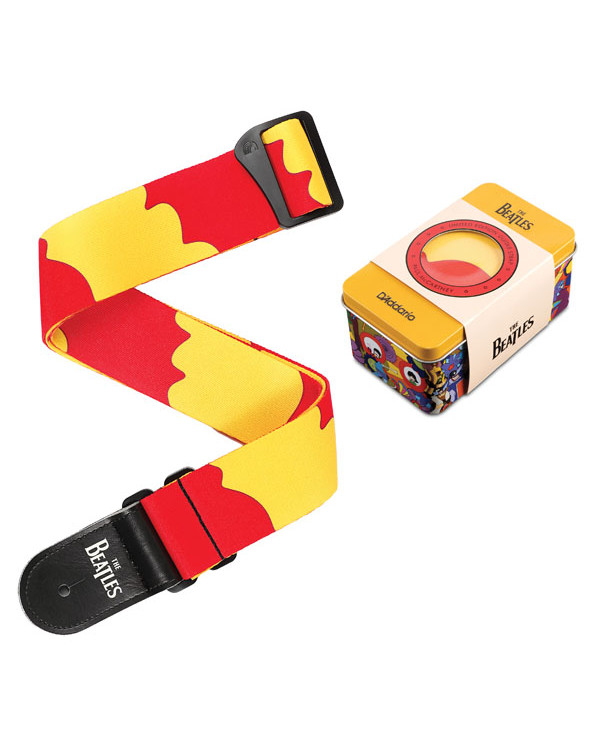 Гітарний ремінь D'ADDARIO YELLOW SUBMARINE 50TH ANNIVERSARY GUITAR STRAP TIN - PAUL