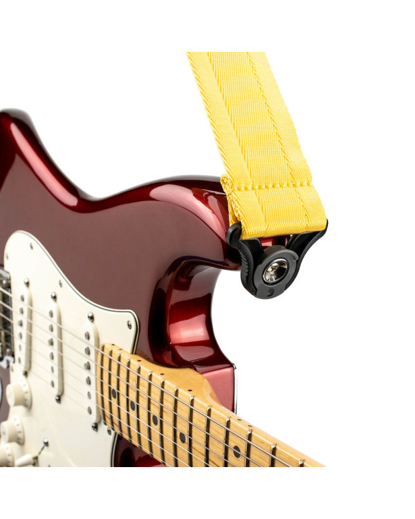 Гітарний ремінь D'ADDARIO 50BAL07 AUTO LOCK GUITAR STRAP (MELLOW YELLOW)