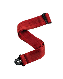 Гітарний ремінь D'ADDARIO 50BAL11 AUTO LOCK GUITAR STRAP (BLOOD RED)