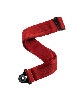 Гітарний ремінь D'ADDARIO 50BAL11 AUTO LOCK GUITAR STRAP (BLOOD RED)